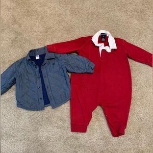 Baby Boys Jacket and Outfit Size 6-12 Months